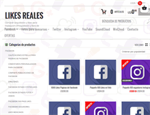 Tablet Screenshot of likesreales.com